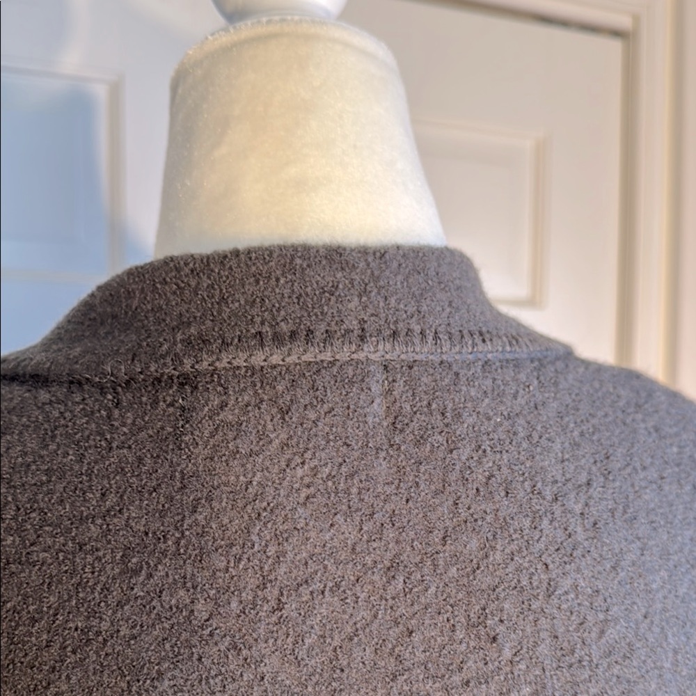 Vintage Requirements Olive/Gray Boiled Wool Blazer with Notched Collar - Picture 8 of 12